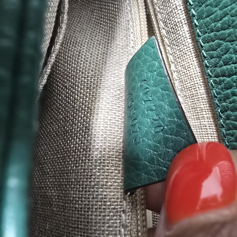 Gucci Green Leather Crossbody Bag - Picture 15 of 15